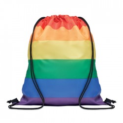 Torba, plecak, worek ze sznurkiem  PRIDE LGBT tęcza -poliester
