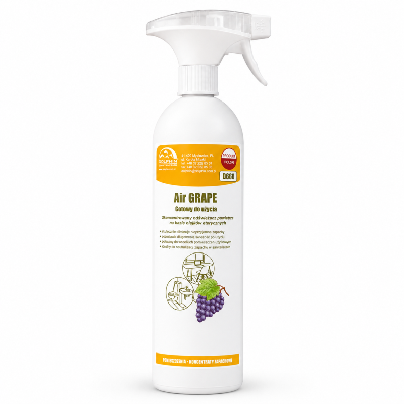 Air Grape Dolphin Grape odświeżacz powietrza winogronowy 0,75 L